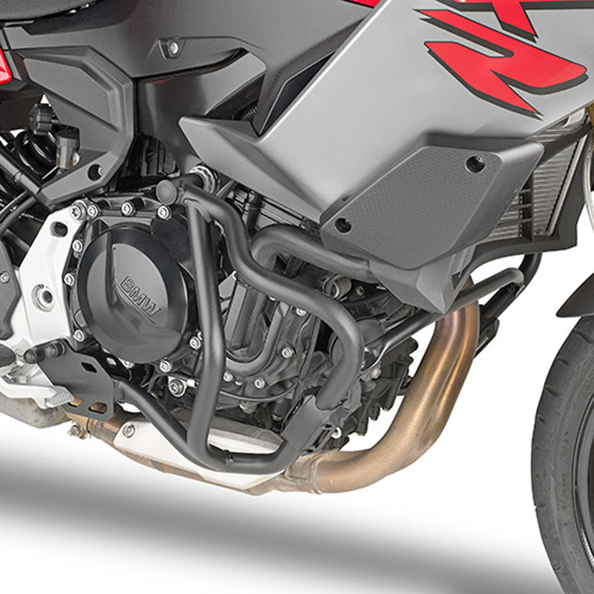Paramotore Kappa KN5137 tubolare nero Ø 25 mm montato su BMW F 900 XR, foto del prodotto