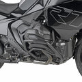 Paramotore Kappa KN5149 tubolare nero Ø 25 mm montato su BMW R 1300 RT, foto ufficiale Kappa