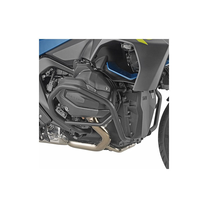 Paramotore Kappa KN5152 tubolare nero Ø 25 mm montato su BMW R 1300 RS, foto del prodotto