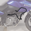 Paramotore Kappa KN532 tubolare nero Ø 25 mm montato su Suzuki DL 650 V-Strom, foto ufficiale Kappa