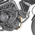 Paramotore Kappa KN6415 tubolare nero Ø 25 mm montato su Triumph Tiger 900, foto ufficiale Kappa