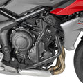 Paramotore Kappa KN6421 tubolare nero Ø 25 mm montato su Triumph Tiger Sport 660, foto ufficiale Kappa