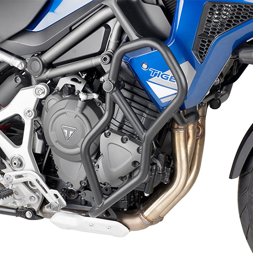 Paramotore Kappa KN6422 tubolare nero Ø 25 mm montato su Triumph Tiger 1200 GT, foto ufficiale Kappa