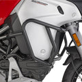 Paramotore Kappa KN7408 tubolare nero Ø 25 mm montato su Ducati Multistrada Enduro, foto del prodotto