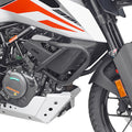 Paramotore Kappa KN7711 tubolare nero Ø 25 mm montato su KTM 390 Adventure, foto ufficiale Kappa