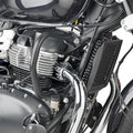 Paramotore Kappa KN9058 tubolare nero Ø 25 mm montato su Royal Enfield Super Meteor 650, foto ufficiale Kappa