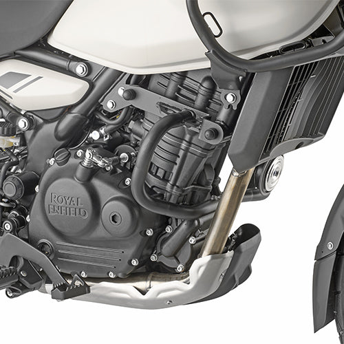 Paramotore Kappa KN9059 tubolare nero Ø 25 mm montato su Royal Enfield Himalayan 450, foto del prodotto