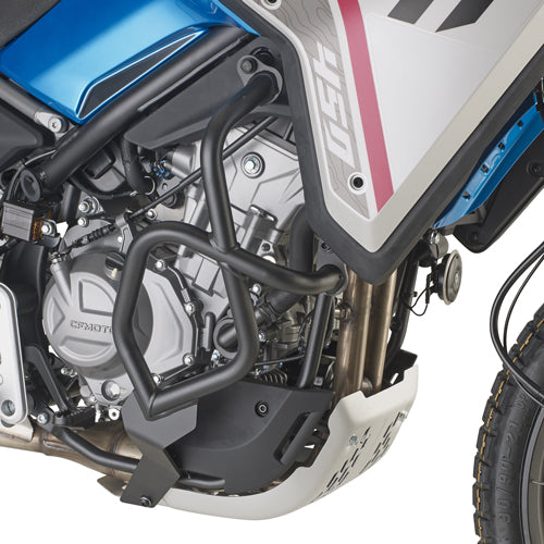 Paramotore Kappa KN9226 tubolare nero Ø 25 mm montato su CFMOTO 450 MT, foto ufficiale Kappa