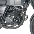 Paramotore Kappa KN9610 tubolare nero Ø 25 mm montato su Brixton Cromwell 125, foto ufficiale Kappa