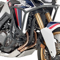 Kappa KNH1144 paramotore tubolare alto nero montato su Honda CRF1000L Africa Twin, foto del prodotto
