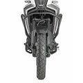 Paramotore alto Kappa KNH1203 nero montato con il paramotore basso su Honda NX 500 E-Clutch, vista frontale, foto ufficiale Kappa