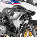 Paramotore alto Kappa KNH5124 tubolare nero Ø 25 mm montato su BMW R 1250 GS, foto ufficiale Kappa