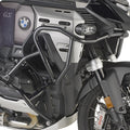 Paramotore alto Kappa KNH5146 tubolare nero Ø 25 mm montato su BMW R 1300 GS Adventure, foto ufficiale Kappa