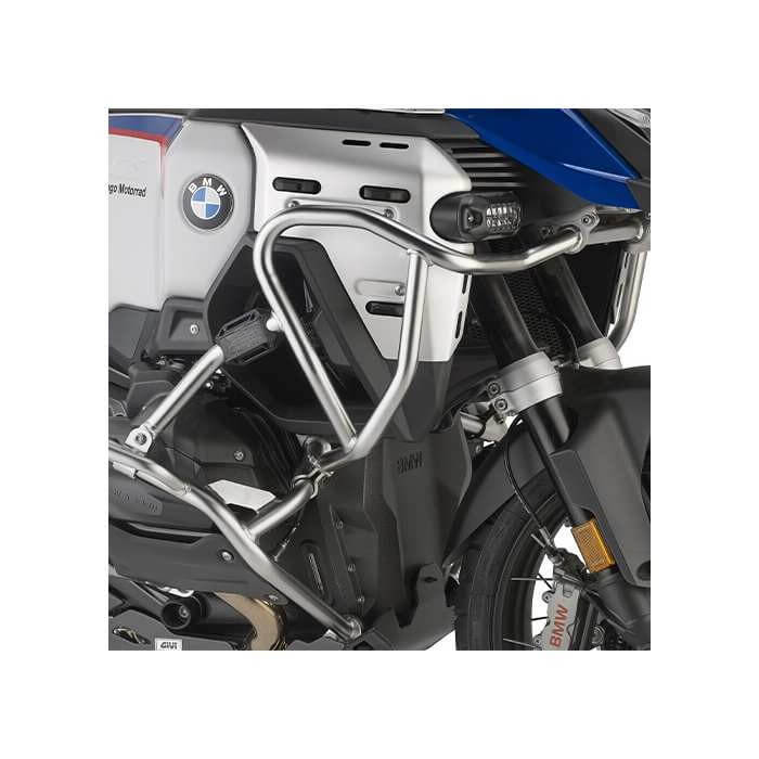 Paramotore alto Kappa KNH5146OX in acciaio inox Ø 25 mm montato su BMW R 1300 GS Adventure, foto del prodotto