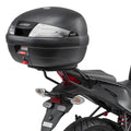 Attacco posteriore Kappa KR1103 Monolock montato su Honda CBR con bauletto, bauletto non incluso, foto ufficiale Kappa