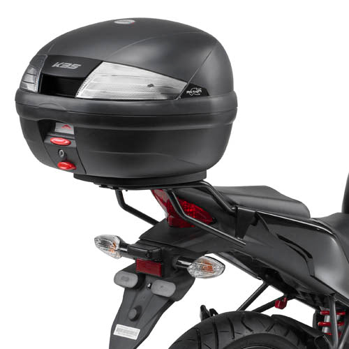 Attacco posteriore Kappa KR1103 Monolock montato su Honda CBR con bauletto, bauletto non incluso, foto ufficiale Kappa