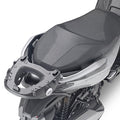 Attacco posteriore Kappa KR1187B per Honda Forza 125 e Forza 350, montato con piastra, bauletto non incluso, foto ufficiale Kappa