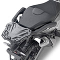 Attacco posteriore Kappa KR1188 per Honda X-ADV 750 e Forza 750, montato con piastra Kappa, bauletto non incluso, foto ufficiale Kappa
