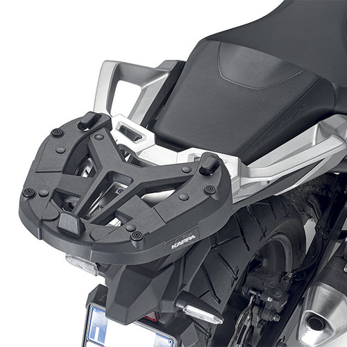 Attacco posteriore Kappa KR1192 con piastra MONOLOCK montato su Honda NC 750 X, bauletto non incluso, foto ufficiale Kappa