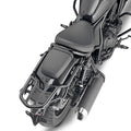 Attacco posteriore Kappa KR1194 nero lucido montato su Honda CMX 1100 Rebel, bauletto non incluso, foto ufficiale Kappa