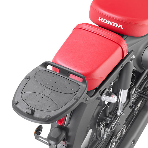 Attacco posteriore Kappa KR1195 con piastra MONOLOCK montato su Honda Super Cub C125, bauletto non incluso, foto ufficiale Kappa
