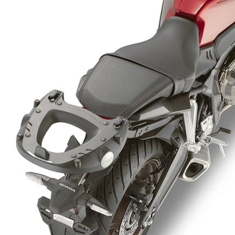 Attacco posteriore Kappa KR1208 montato su Honda CB 650 R con piastra Monolock non inclusa, foto del prodotto
