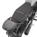 Attacco posteriore Kappa KR1212 montato su Honda GB 350 S con piastra in vista, bauletto non incluso, foto ufficiale Kappa