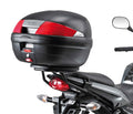 Attacco posteriore Kappa KR1570 per bauletto Monolock montato su Honda CBF 125, bauletto non incluso, foto ufficiale Kappa