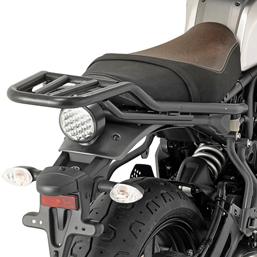 Attacco posteriore nero Kappa KR2126 montato su Yamaha XSR 700, foto ufficiale Kappa