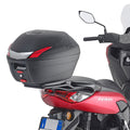 Attacco posteriore Kappa KR2153 montato su Yamaha N-Max con bauletto Kappa, bauletto non incluso, foto ufficiale Kappa
