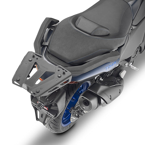 Attacco posteriore Kappa KR2161 montato su Yamaha T-Max 560, bauletto e piastra non inclusi, foto ufficiale Kappa