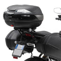 Attacco posteriore Kappa KR312 con piastra Monokey su Ducati Multistrada 1200, bauletto e valigie non inclusi, foto ufficiale Kappa