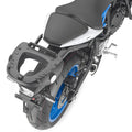 Attacco posteriore Kappa KR3126 nero su Suzuki GSX-8 con piastra Monolock, piastra e bauletto non inclusi, foto ufficiale Kappa