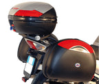 Kappa KR357 su Yamaha FJR 1300 con bauletto e valigie Kappa montati, non inclusi nella confezione, foto ufficiale Kappa