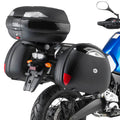 Attacco posteriore Kappa KR371 montato su Yamaha XT 1200 Z Super Ténéré con bauletto e valigie Kappa, bauletto non incluso, foto ufficiale Kappa