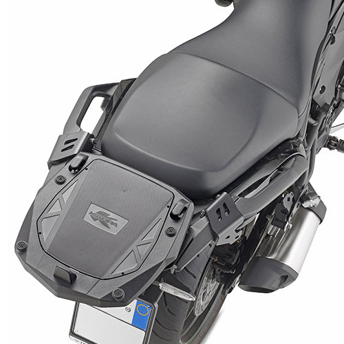 Attacco posteriore Kappa KR4105 con piastra Monokey montato su Kawasaki Versys 1000, foto ufficiale Kappa