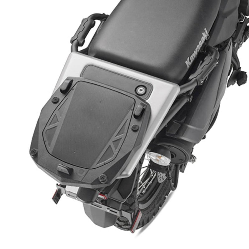 Attacco posteriore Kappa KR4133 con piastra Monokey montato su Kawasaki KLR 650, foto del prodotto
