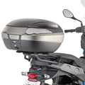 Attacco posteriore Kappa KR5130 per bauletto Monokey o Monolock montato su BMW C 400 X con bauletto Kappa, bauletto non incluso, foto ufficiale Kappa