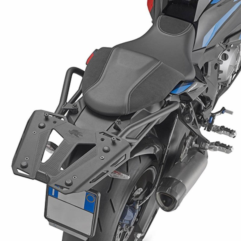 Attacco posteriore Kappa KR5150 montato su BMW M 1000 XR, bauletto e piastra non inclusi, foto ufficiale Kappa