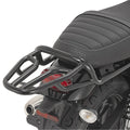 Attacco posteriore Kappa KR6407 nero per bauletto Monokey o Monolock montato su Triumph Street Twin 900, foto ufficiale Kappa