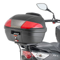 Attacco posteriore Kappa KR7055 per bauletto Monolock montato su SYM Jet 14, bauletto non incluso, foto ufficiale Kappa