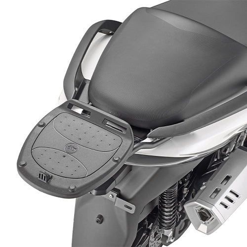 Attacco posteriore Kappa KR7605 per bauletto Monolock montato su Zontes 368 E, bauletto non incluso, foto ufficiale Kappa
