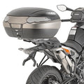 Attacco posteriore Kappa KR7715 per KTM 790 Duke e 890 Duke R montato con bauletto Kappa, bauletto e piastra non inclusi, foto ufficiale Kappa