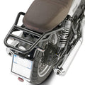 Attacco posteriore Kappa KR8206 per Moto Guzzi V7 850 Stone e Special montato sulla moto, bauletto non incluso, foto ufficiale Kappa