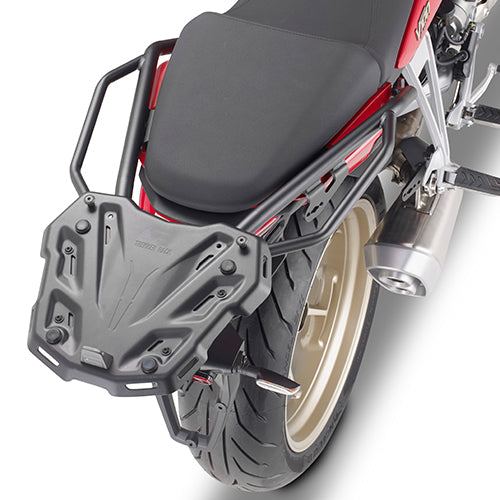 Attacco posteriore Kappa KR8207 per Moto Guzzi V100 Mandello montato con piastra, bauletto e piastra non inclusi, foto ufficiale Kappa