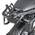 Attacco posteriore Kappa KR8704 nero lucido per Benelli Leoncino 500 montato sulla moto, bauletto non incluso, foto ufficiale Kappa
