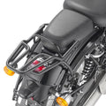 Attacco posteriore Kappa KR8707 nero per Benelli Imperiale 400 montato sulla moto, bauletto non incluso, foto ufficiale Kappa