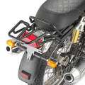 Attacco posteriore Kappa KR9051 nero lucido per bauletto Monolock su Royal Enfield 650, bauletto non incluso, foto ufficiale Kappa