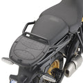 Attacco posteriore Kappa KR9059 per bauletto Monokey o Monolock montato su Royal Enfield Himalayan 450, bauletto non incluso, foto ufficiale Kappa