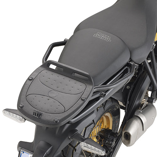 Attacco posteriore Kappa KR9059 per bauletto Monokey o Monolock montato su Royal Enfield Himalayan 450, bauletto non incluso, foto ufficiale Kappa